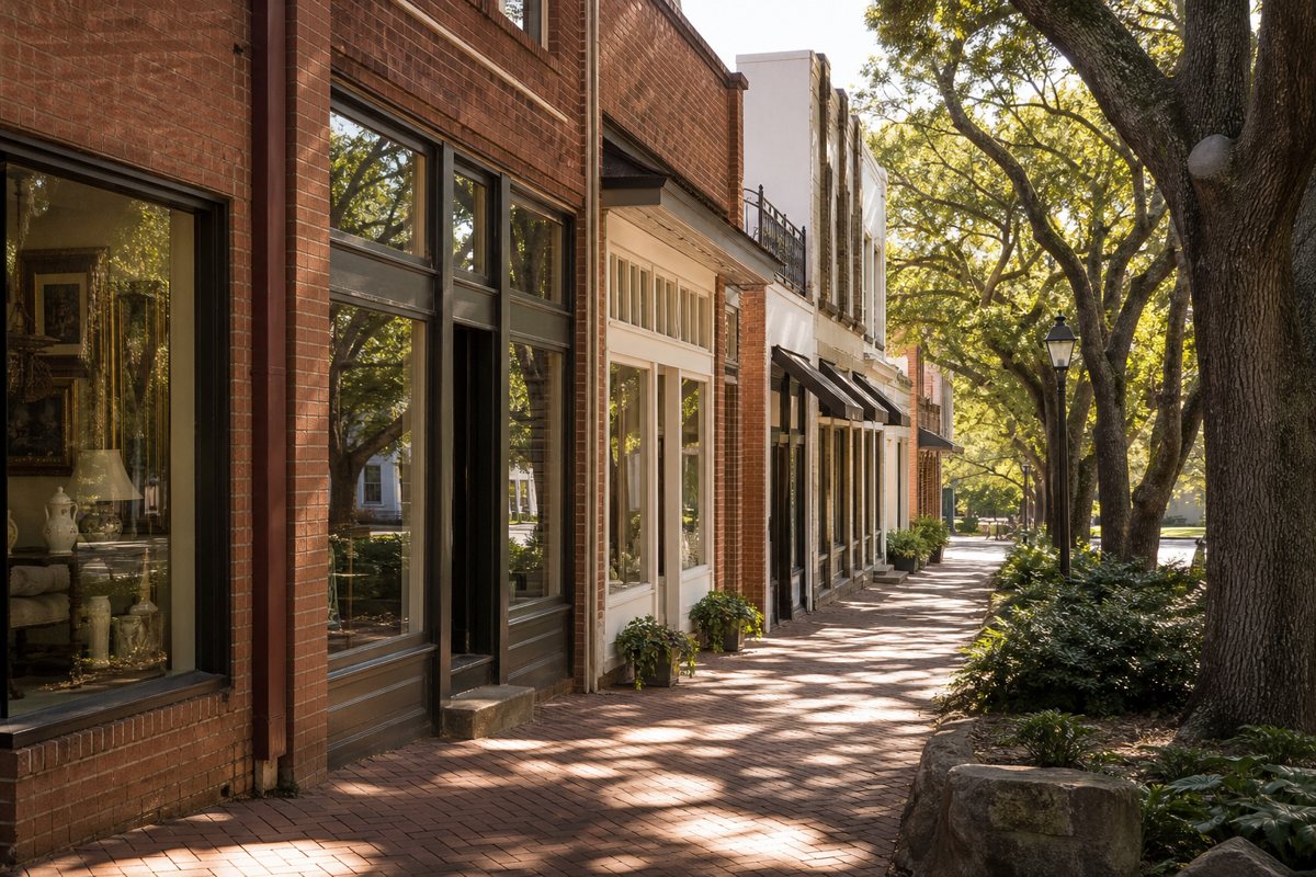 Historic downtown Roswell Georgia
