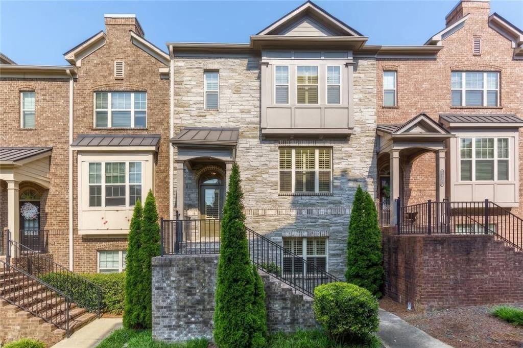 Front elevation, 2627 Vintage Drive, Alpharetta GA