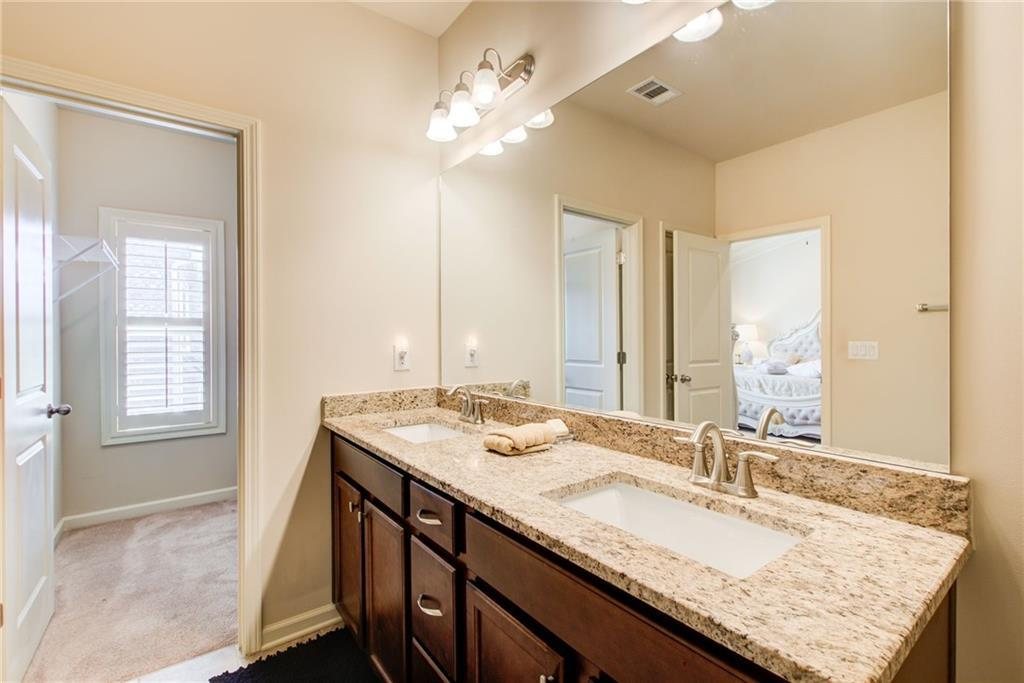 Primary bath double vanity, 2627 Vintage Drive, Alpharetta GA